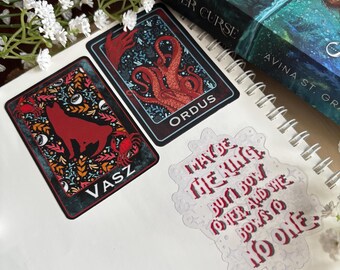 The Saltwater Curse || Licensed by Avina St. Graves || Monster Romance || Waterproof, Weatherpoof || Kindle Stickers