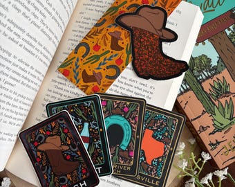 Lucky River Ranch Series || Licensed by Jessica Peterson || Waterproof, Weatherproof, Dishwasher Sage || Cowboy Romance, Kindle Stickers