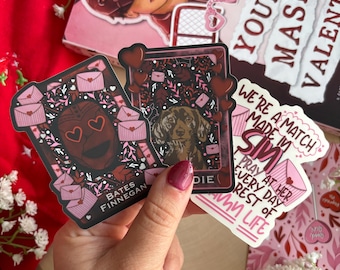Your Masked Valentine || Licensed by Pru Schuyler || Waterproof, Weatherproof || Valtine’s Day Stalker Romance, Kindle Stickers