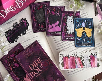 Sable Sorensen Sticker and Foiled Tarot Cards || Licensed by Sable Sorensen || Waterproof, Weatherproof || Dire Bound, Fury Bound