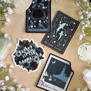 Blood Lust Bundle Matte and Clear Vinyl || Officially Licensed || Waterproof, Weatherproof || Kindle Stickers, Dark Romance