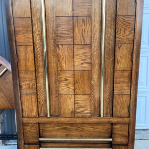 SOLD Do not purchase: Vintage Lane Bedroom Set, Armoire and Queen Size Headboard image 8