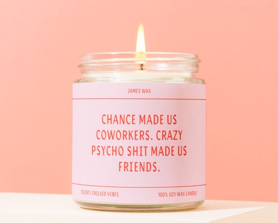 Funny Coworker Gift | Office Gift for Men or Women | Hand Poured Soy Candle