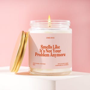 Retirement Candle, Smells Like It's Not Your Problem Anymore, Retirement Card, Retirement Gift, Gift For Retirement, Gift for Coworker JR019