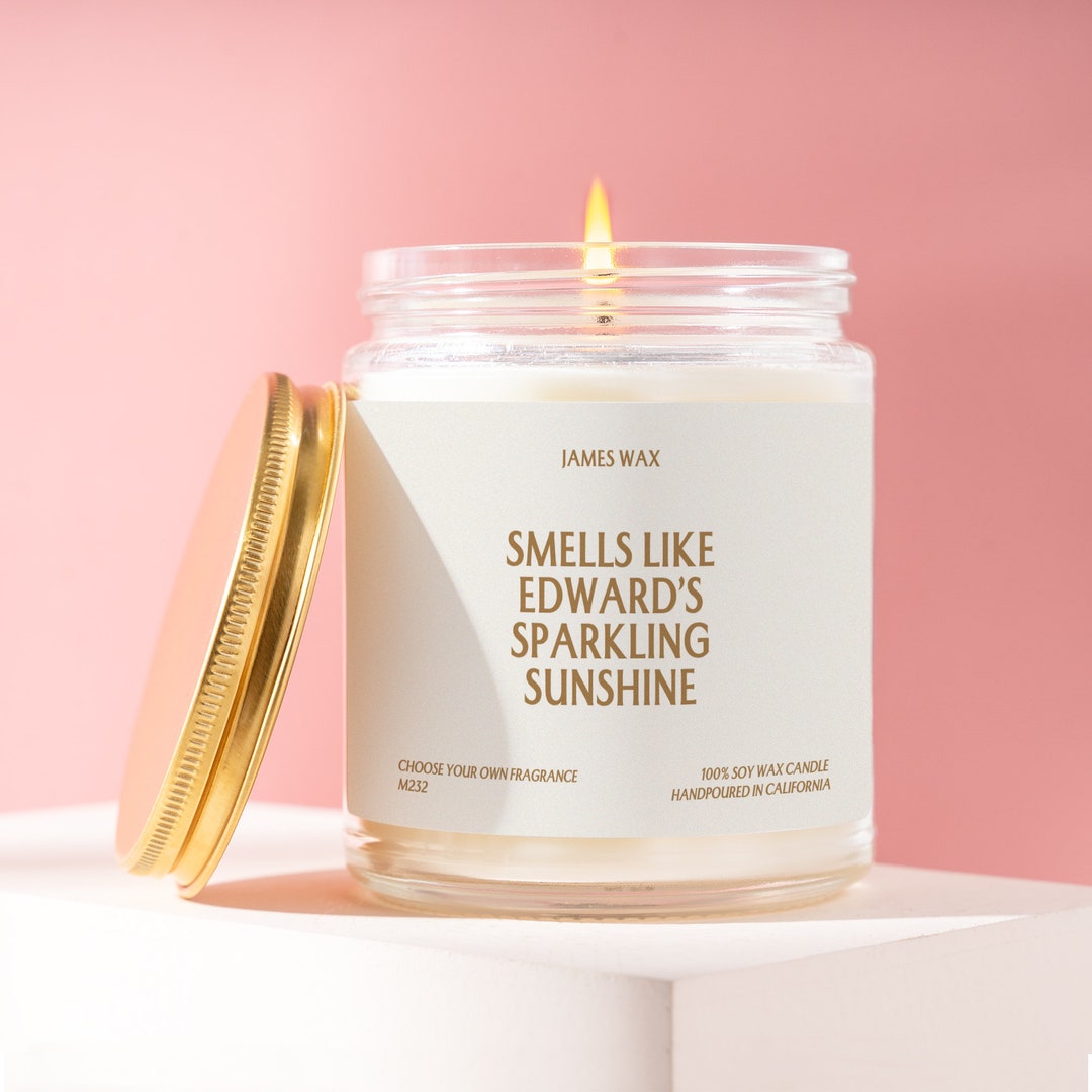 Twilight Fan Gift Smells Like Edwards Sparkling Sunshine Candle Edward