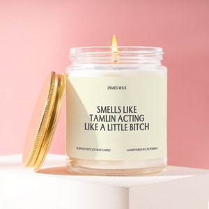 Tamlin Acting Like A Little Bitch Candle, Gift for Acomaf Book Lover Candle, Unique Funny Tamlin Candle Book Club Gift, F469B