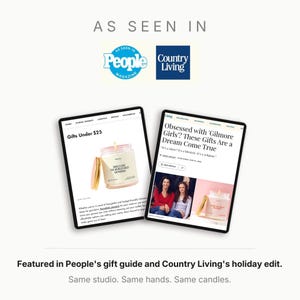 a gift guide and a holiday edit from People's magazine, as seen in the same magazine.