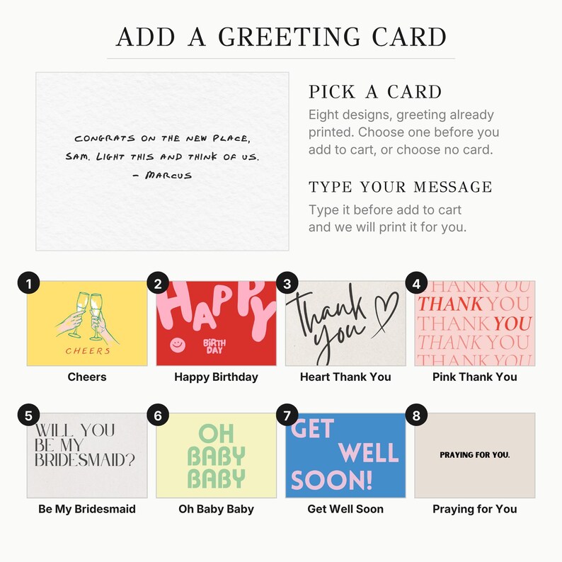 a greeting card design with various messages and illustrations. The card is intended to be a personalized and thoughtful gift, with a focus on conveying positive emotions and well-wishes.