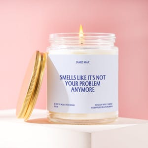 Retirement Gift Funny Farewell Candle Not Your Problem Anymore Custom Present Gift Box Coworker Career End Office Goodbye Humor J5030