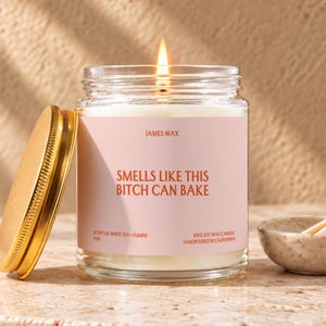 Baker Candle, Smells Like This Bitch Can Bake, Baker Card, Gift For Baker, Baker Gift Ideas, Star Baker Gifts, Baker Gift Box, Gift Box F145