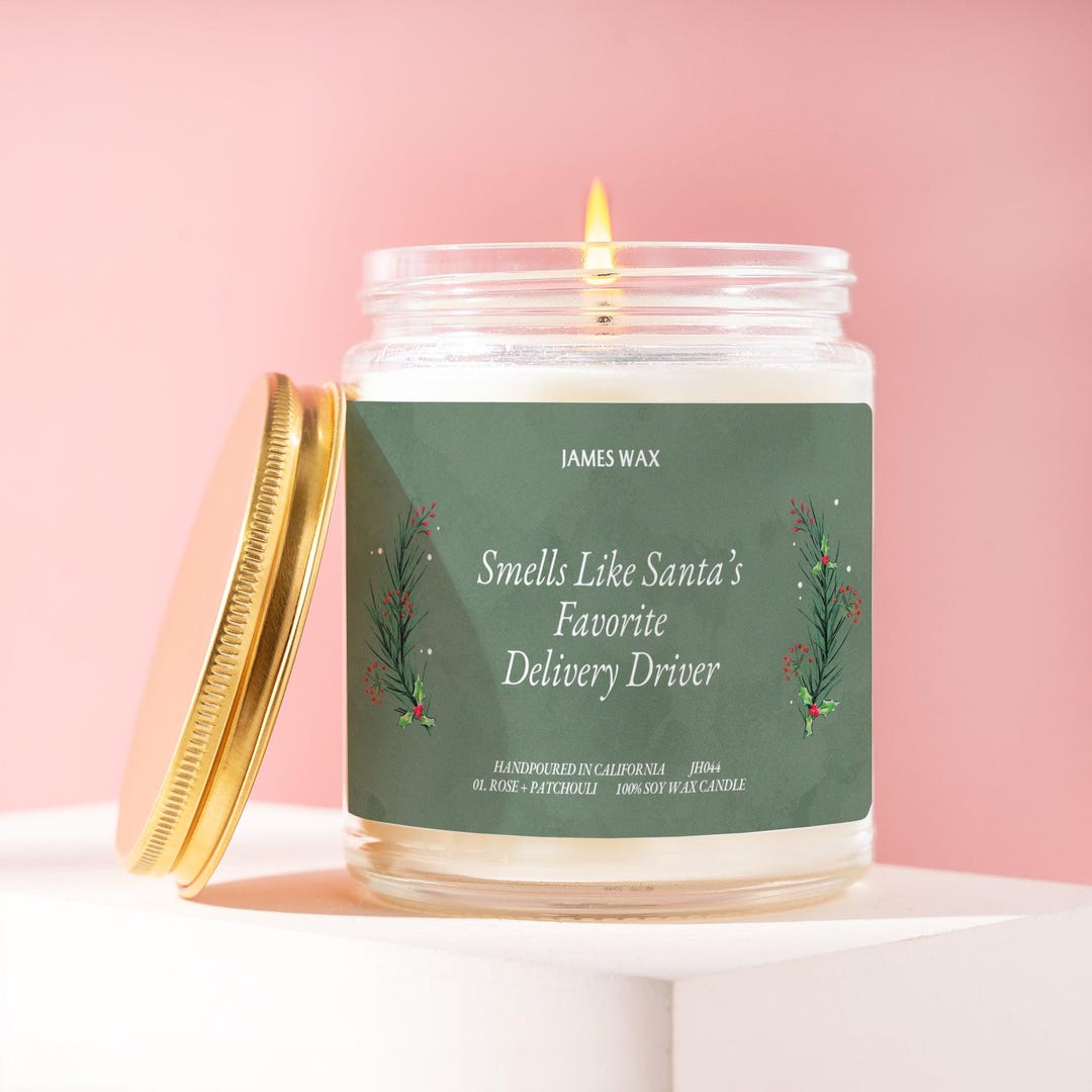 Delivery Driver Gift Funny Smells Like Santa's Favorite Delivery Driver