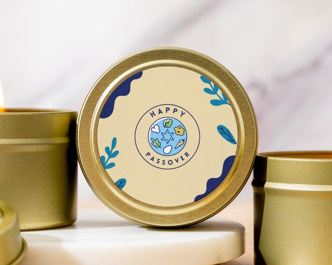 Passover Candle Gift Custom Candle Gift Passover Personalized Candle