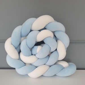 Handmade Braided Knot Pillow: Modern Velvet Decorative Cushion (240 cm)