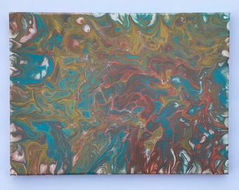 Acrylic pour painting
