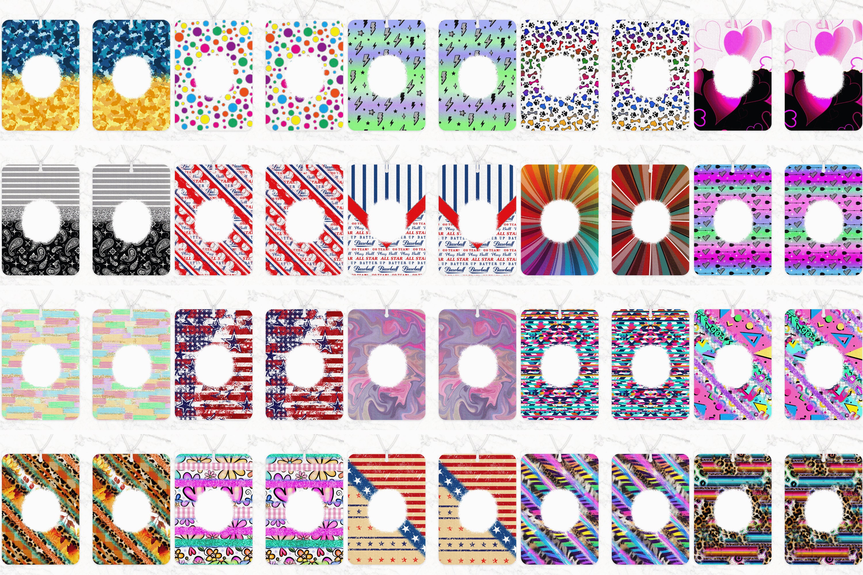 100 Air Freshener Bleach Sublimation Design Bundle, Air Freshener