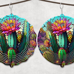 Stained Glass Wind Spinner Sublimation Design Template, Sun Catcher, Stained Glass wind Spinner png, Round Hanging Spinners png.