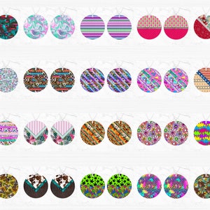 100 Air Freshener Sublimation Design Bundle, Air Freshener Bundle, Round Sublimation Air Freshener Designs, Air Freshener Designs