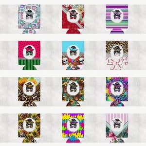 100 Can Cooler Messy Bun Sublimation Design Bundle, Can Cooler Bundle, Can Cooler Sublimation Designs, Can Cooler Designs