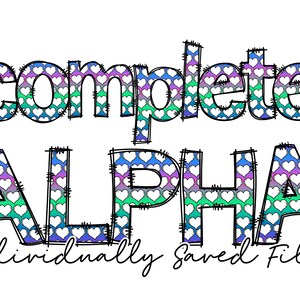 Doodle Letters PNG, Alphabet Letters, Doodle Alpha png, Sublimation Alphabet, Hand Drawn Letters, Printable Alpha, Make Your own Name