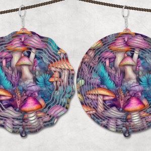 Floral Wind Spinner Sublimation Design Template, Sun Catcher, Floral wind Spinner png, Round Hanging Spinners png.