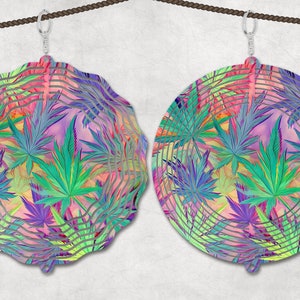 Floral Wind Spinner Sublimation Design Template, Sun Catcher, Floral wind Spinner png, Round Hanging Spinners png.