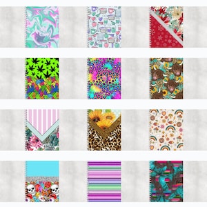 Paquete de diseño de sublimación de 100 cuadernos, paquete de cuadernos, diseños de sublimación de cuadernos, diseños de cuadernos, png, descarga instantánea