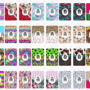 100 Air Freshener Messy Sublimation Design Bundle, Air Freshener Bundle, Rectangle Sublimation Air Freshener Designs, Air Freshener Designs