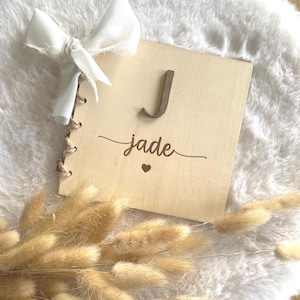 Carte en bois naissance, mariage, crémaillère, grossesse personnalisable