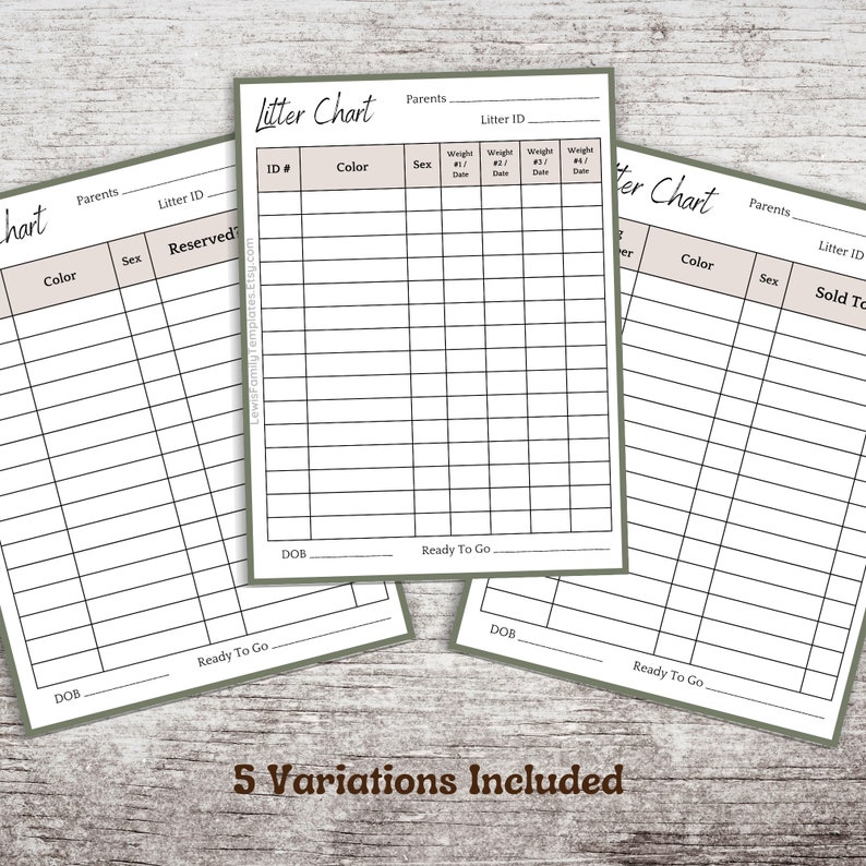 Rabbit Breeding Log Homestead Record Rabbitry Kindle Log Breeding