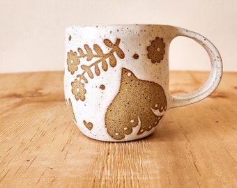 Handmade Ceramic Mug | Handmade Ceramic Folk Mug | Handmade ceramic| Coffee cup | Expresso cup | Tea Cup | Rustic Ceramic | Folk Ceramic