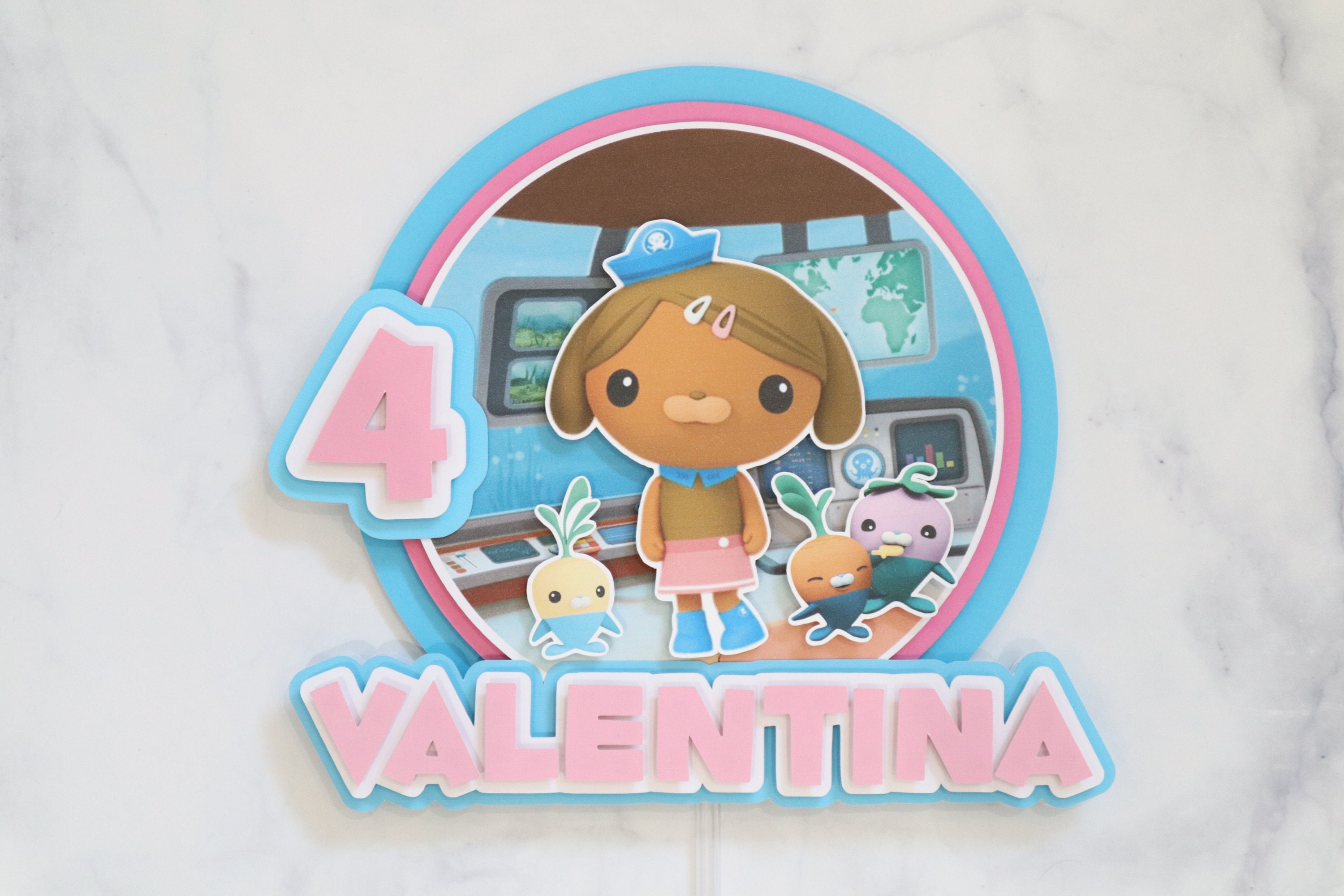 The Octonauts Inspired Cake Topper - Etsy