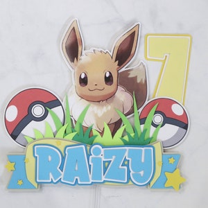 Eevee Inspired Cake Topper | Charizard Cake Topper