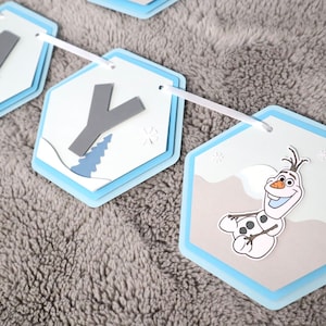 Olaf Birthday Banner