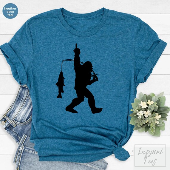 bigfoot middle finger shirt