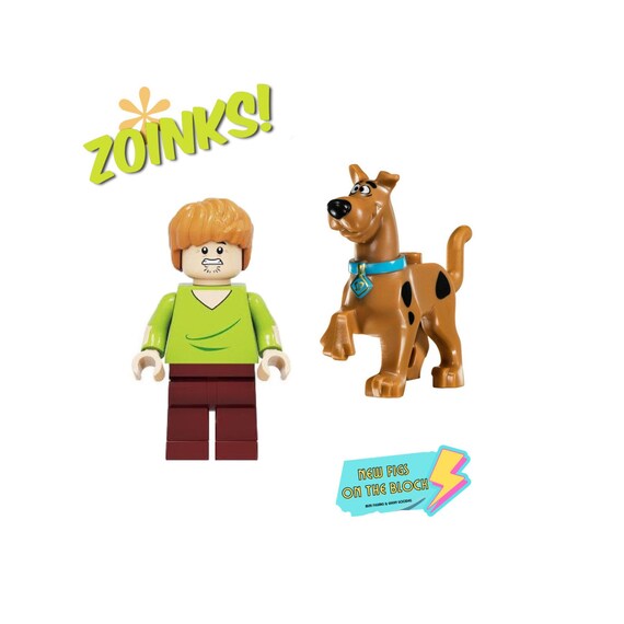 Scooby Doo & Shaggy Custom Lego Compatible Minifigure Ideal - Etsy Israel