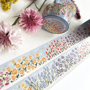 nastro washi fiori/nastro per mascheratura/nastro di carta/nastro di carta/nastro decorativo/fai da te/matrimonio/lettera/invito/album/foto/album/arredamento domestico/floreale