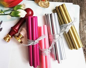 wax sticks/wax sticks for glue gun/melting wax for stamps/sealing wax sticks /sealing sticks for envelopes invitations wedding/diy/1 pcs