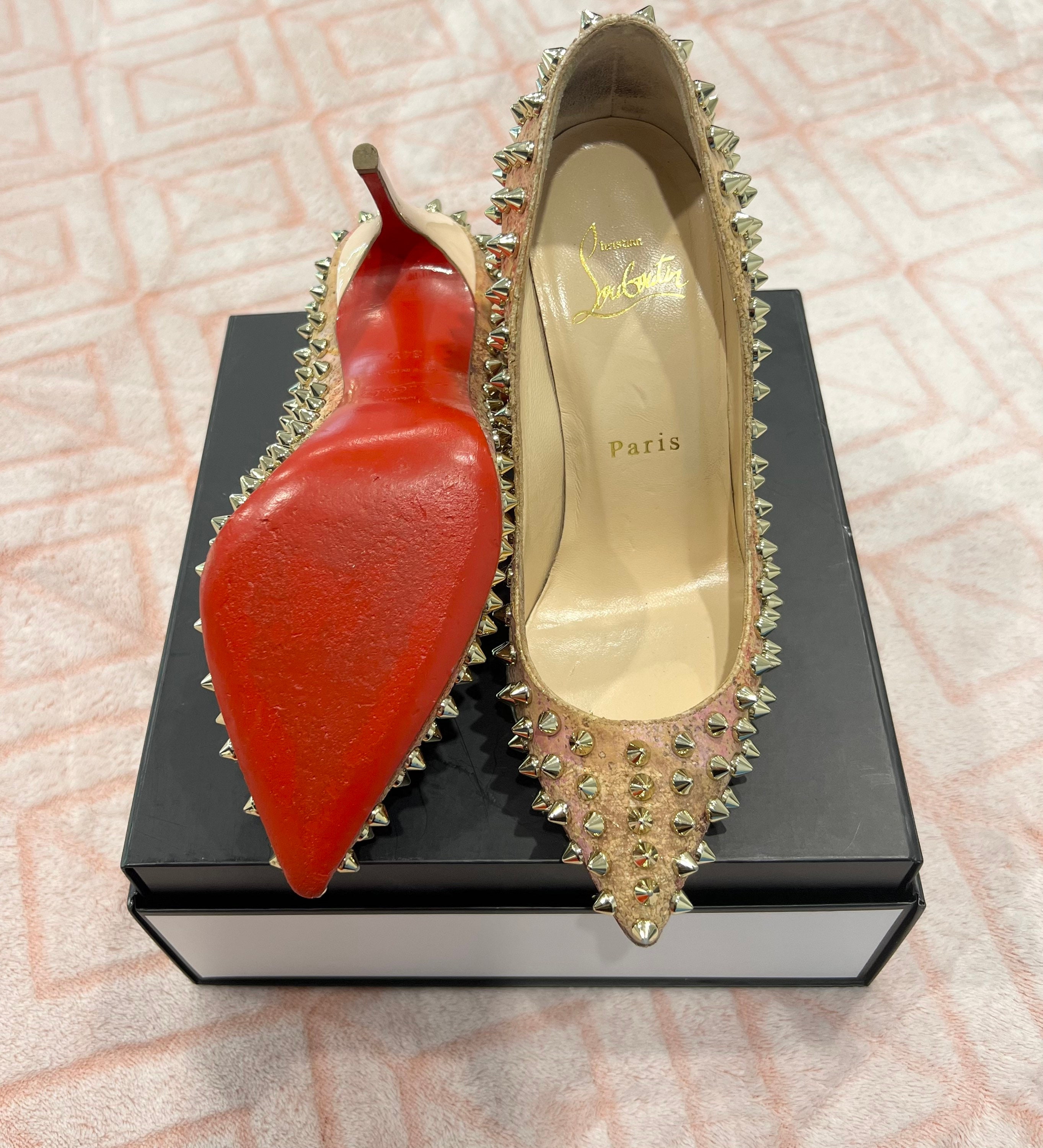 All red christian louboutin sneakers shop
