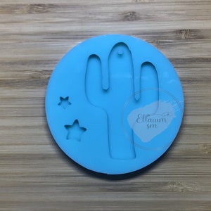 Cactus Silicone Mold | 3&quot; | Cactus Mold | Molds for Epoxy/Resin | Silicone Mold