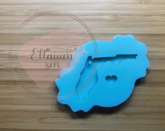Florida Silicone Mold | Epoxy Resin Crafting (3 inch)