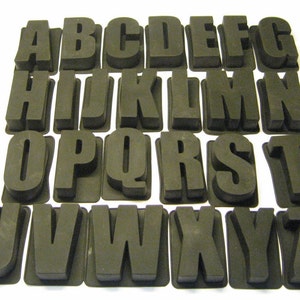 TEPPON Large Letter Molds for Resin - 6 Inch Big Silicone Letter Molds for  Resin - Jumbo Alphabet Resin Molds - A to Z Letter Decoration Molds for