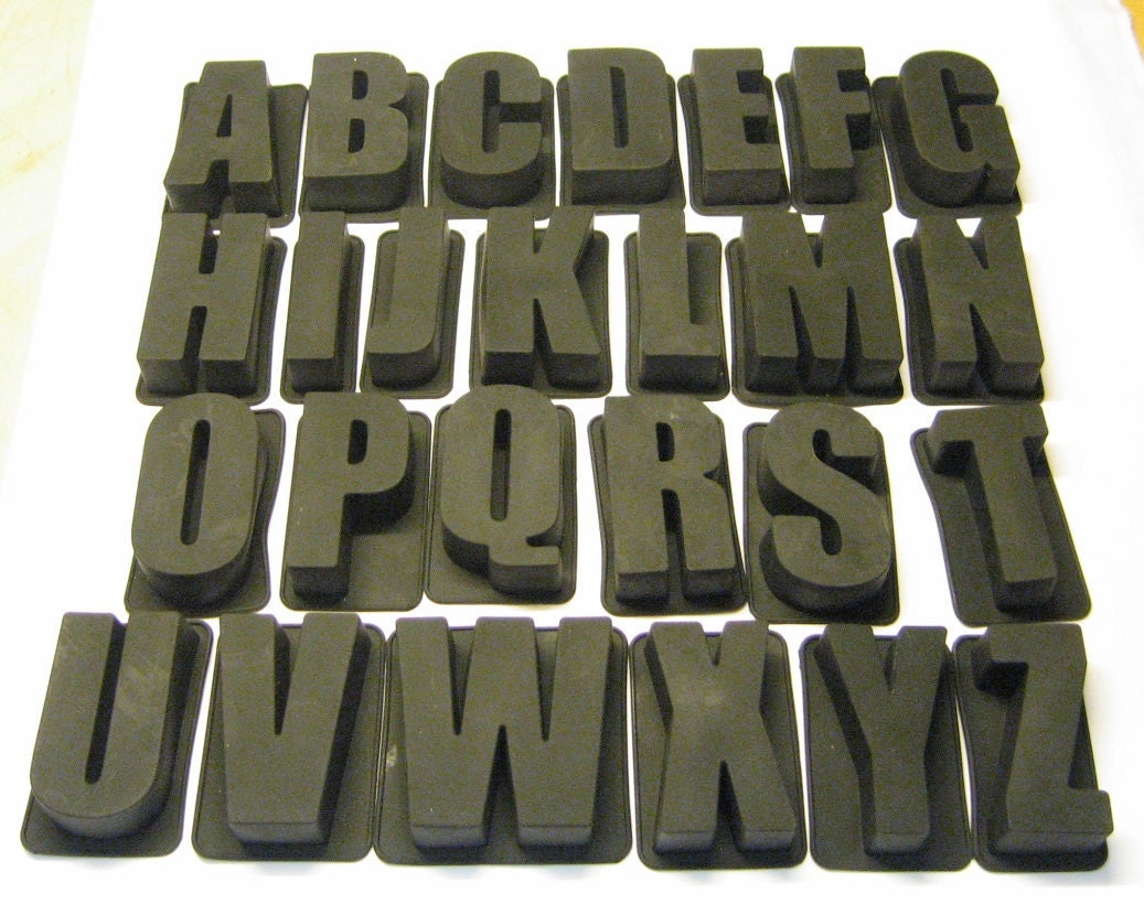 Oxodoi Large Letter Resin Molds, Silicone Mold 3D Alphabet Letter for DIY  Art Craft, Home Decoration 
