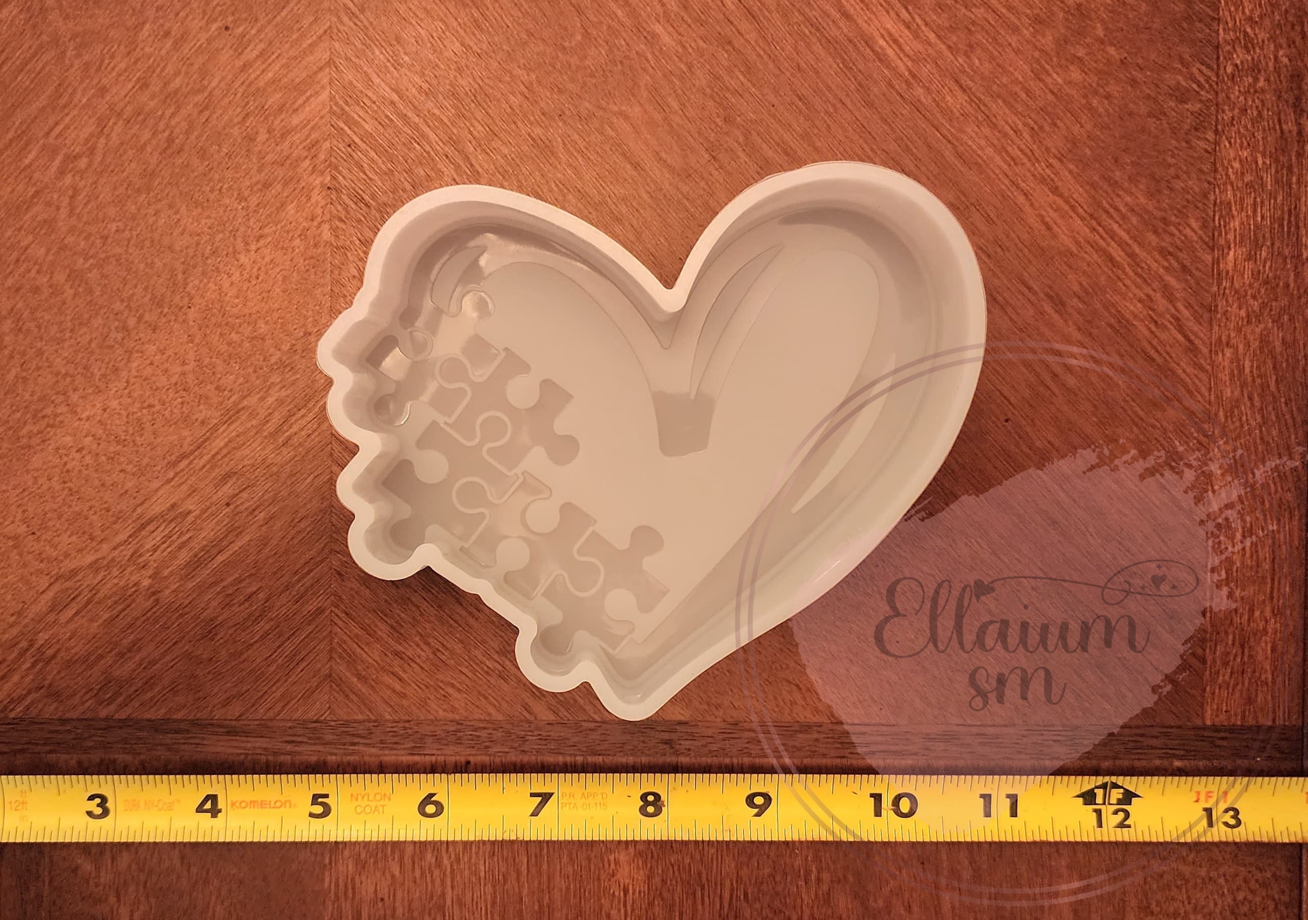 1pc 200 * 175mm Silicone Resin Molds Silicone heart mold puffy heart  pendant silicone mold Shiny heart epoxy resin mould resin molds DIY craft  Mold