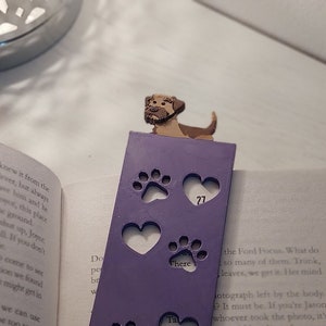 Cute Border Terrier Bookmark | Pet Bookmark | Stocking fillers