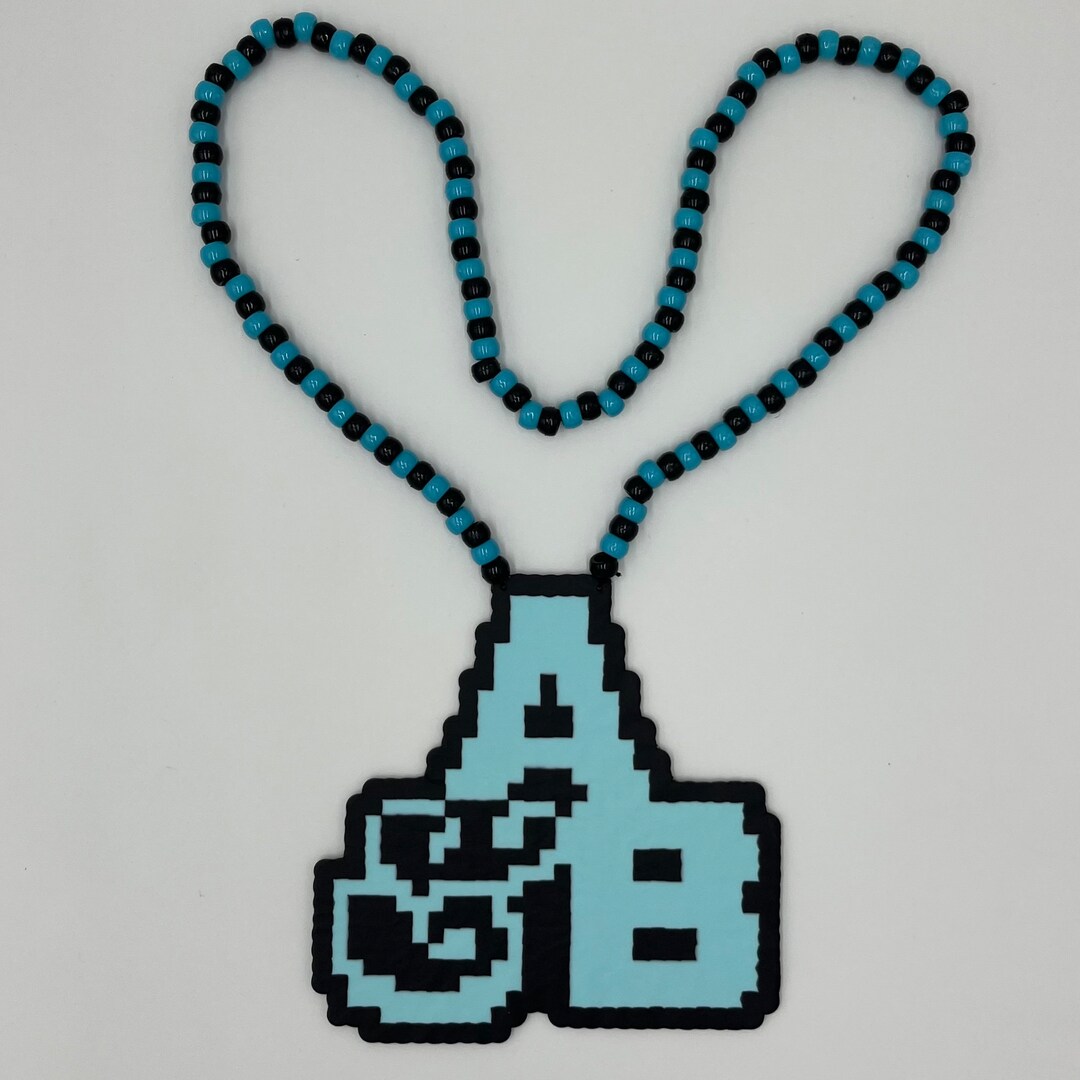 Above & Beyond Perler Necklace Etsy