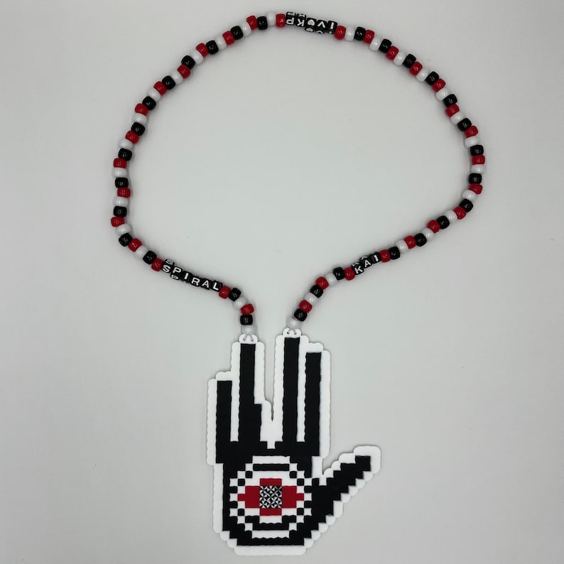 Rezz Perler Necklace Etsy