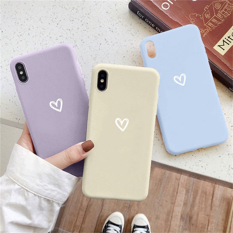 Cute Love Heart Case For Samsung Galaxy A12 A10 A21S A52 A22 A50 A51 A31 A32 A40 A71 A72 S21 Ultra S20 FE S9 S10 Plus TPU Cover 