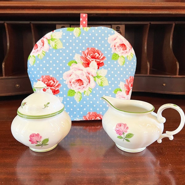 Tea Cozies, Tea Pot Cozy, Teapot Cover, Floral Teapot Cozy, Cozies, Floral Cozies, Polka-dot and Floral Cozy, Insulated Tea Cozy