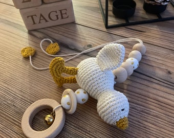 Gehäkelter Babyschalenanhänger, Maxi Cosi, Kinderwagenanhänger, Ente-gehäkelt,Maxi-Cosi,Amigurumi,Babygeschenk