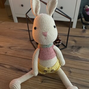 Amigurumi Häschen-Puppe, gehäkeltes Tier,Babygeschenk,Kuscheltier, Häschen zdjęcie 3